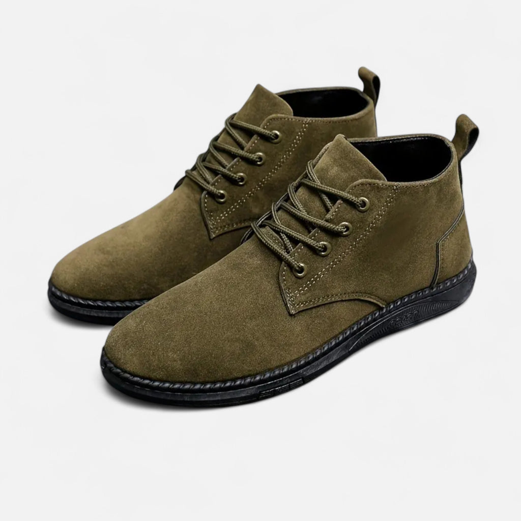 Aveline the Label | Men’s Lace-Up Shoes with Soft Sole, Round Toe