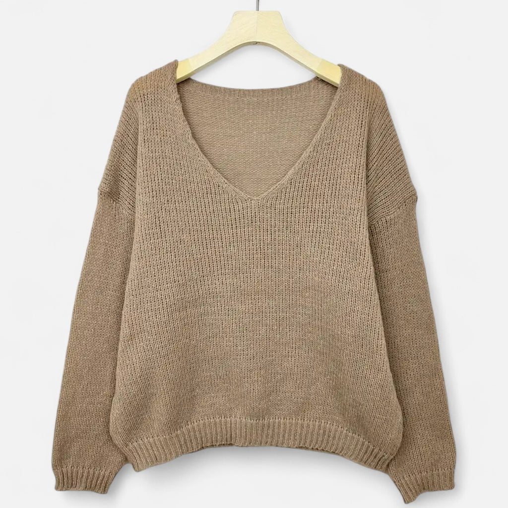 Aveline the Label | Women’s V-Neck Pullover Sweater
