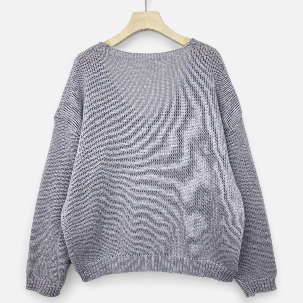 Aveline the Label | Women’s V-Neck Pullover Sweater