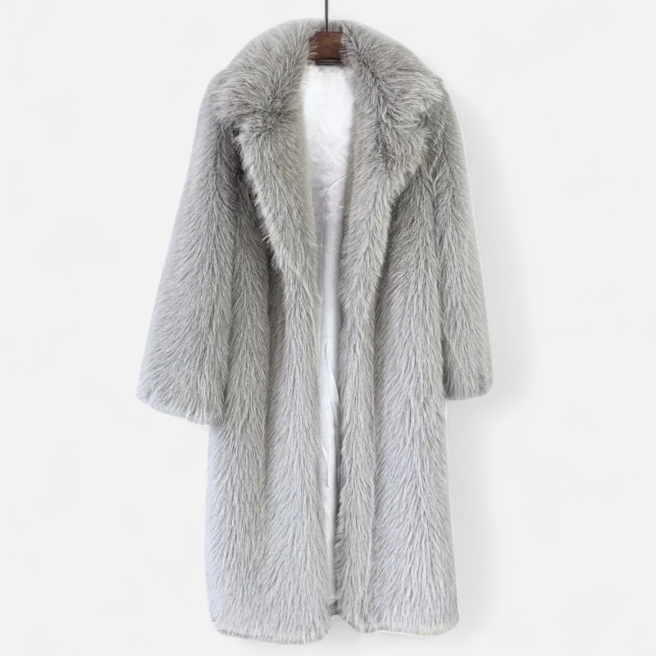 Aveline the Label | Women’s Long Faux Fur Overcoat