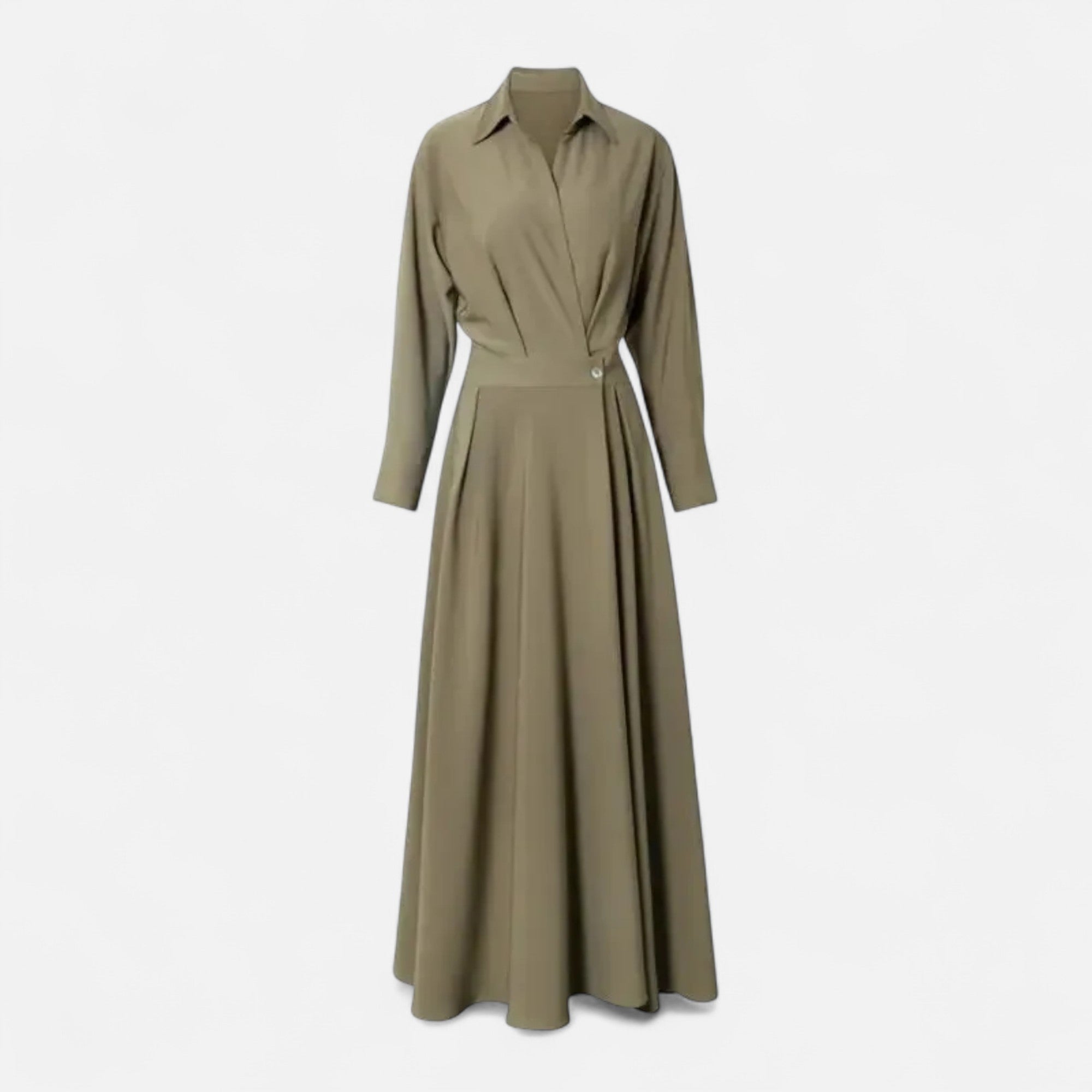 Aveline the Label | Women’s Long Shirt-Dress in Cotton-Blend
