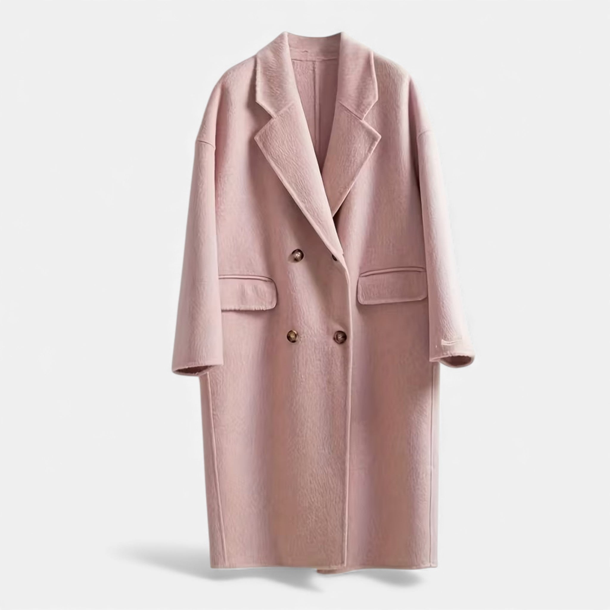 Aveline the Label | Women’s Wool-Blend Winter Coat with Double Pockets