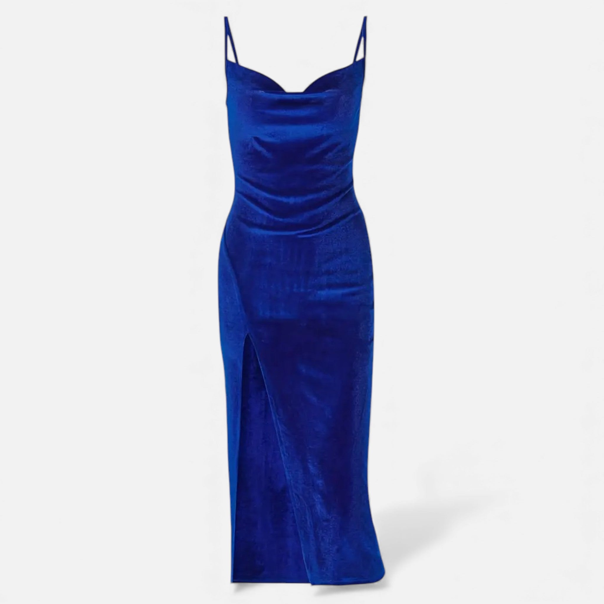 Aveline the Label | Women’s Evening Dress with Ruched Detail and Spaghetti Straps