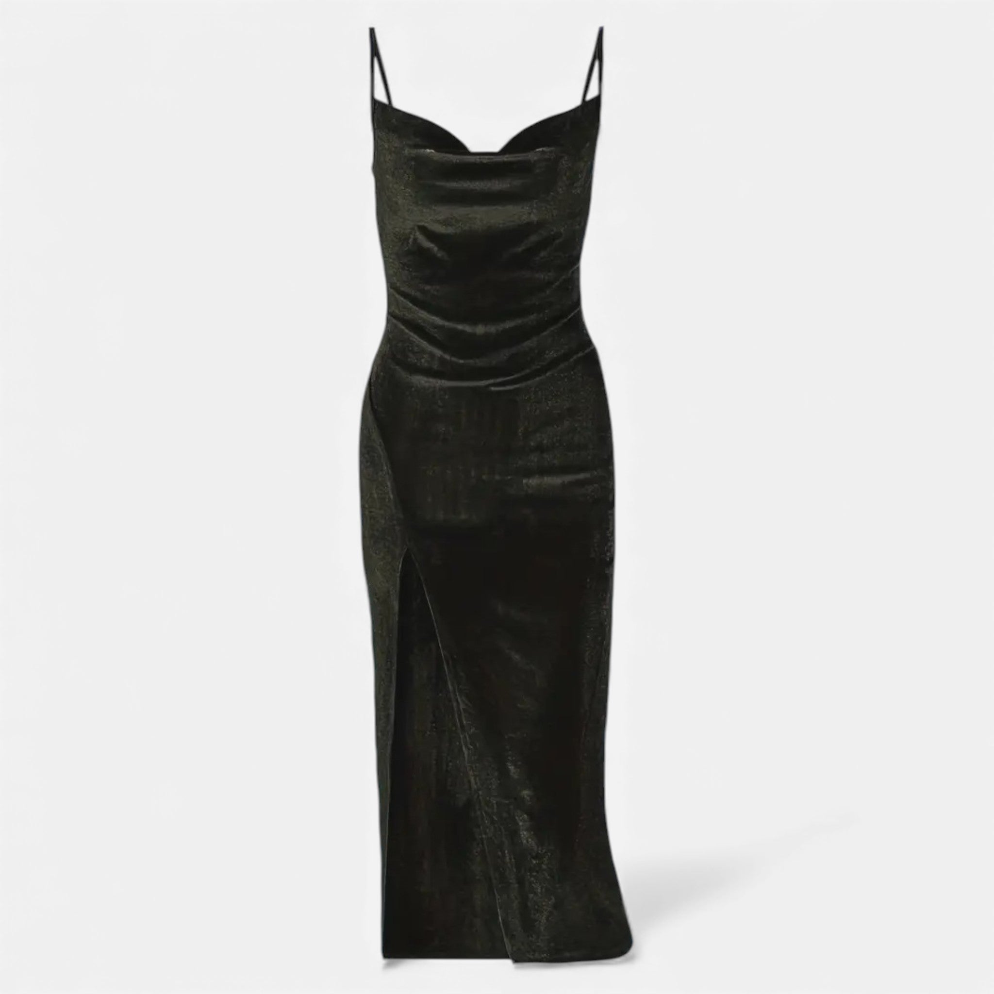 Aveline the Label | Women’s Evening Dress with Ruched Detail and Spaghetti Straps