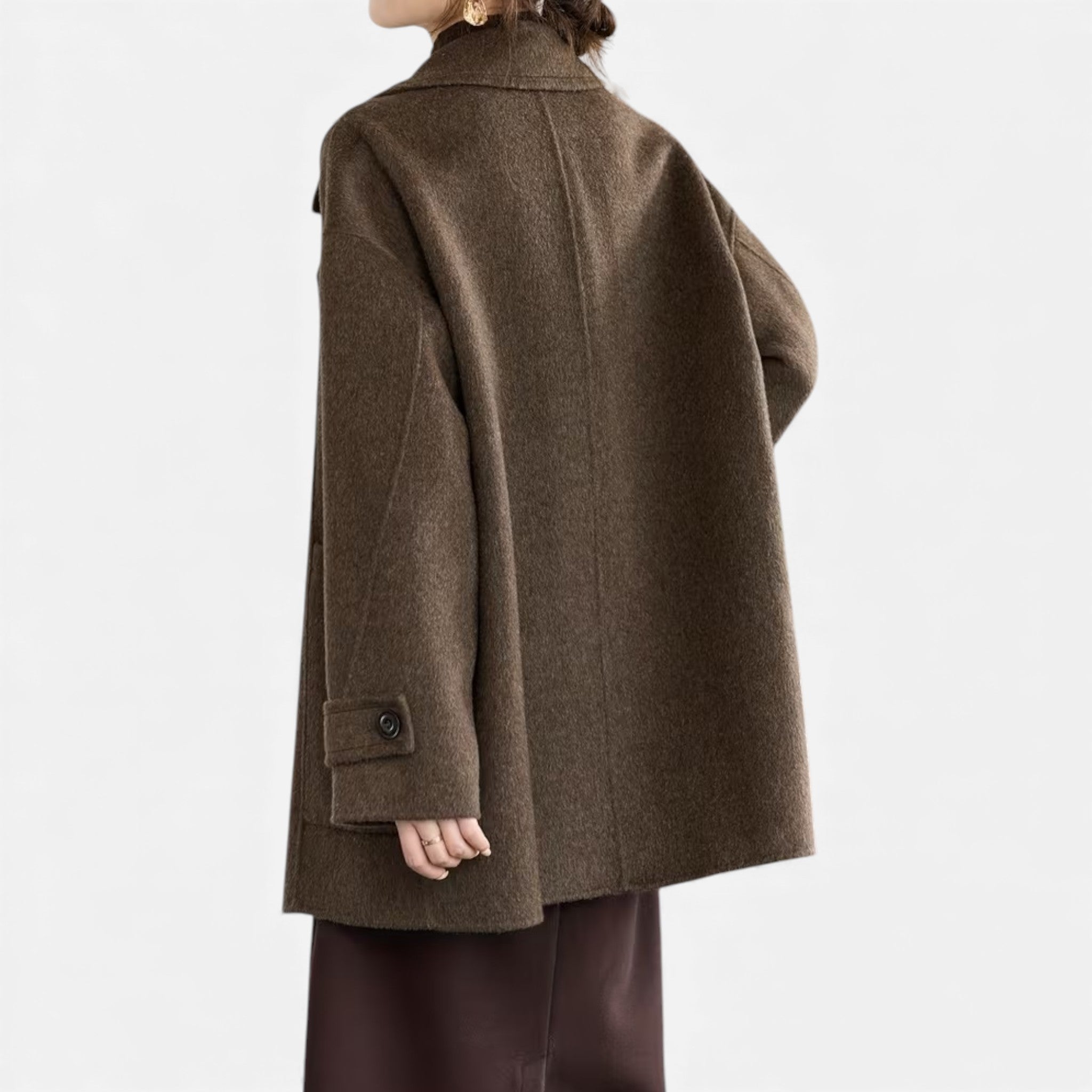 Aveline the Label | Women’s Alpaca-Blend Thick Winter Coat