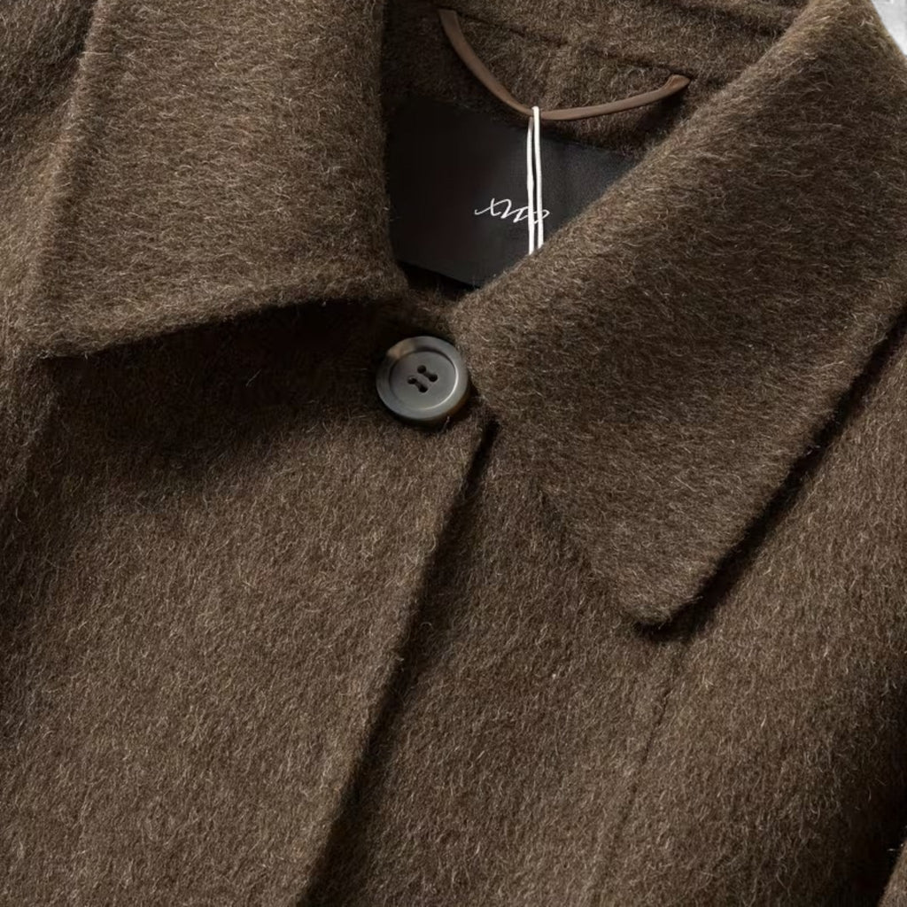 Aveline the Label | Women’s Structured Long Wool Winter Coat