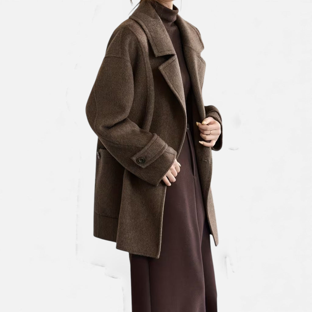Aveline the Label | Women’s Alpaca-Blend Thick Winter Coat