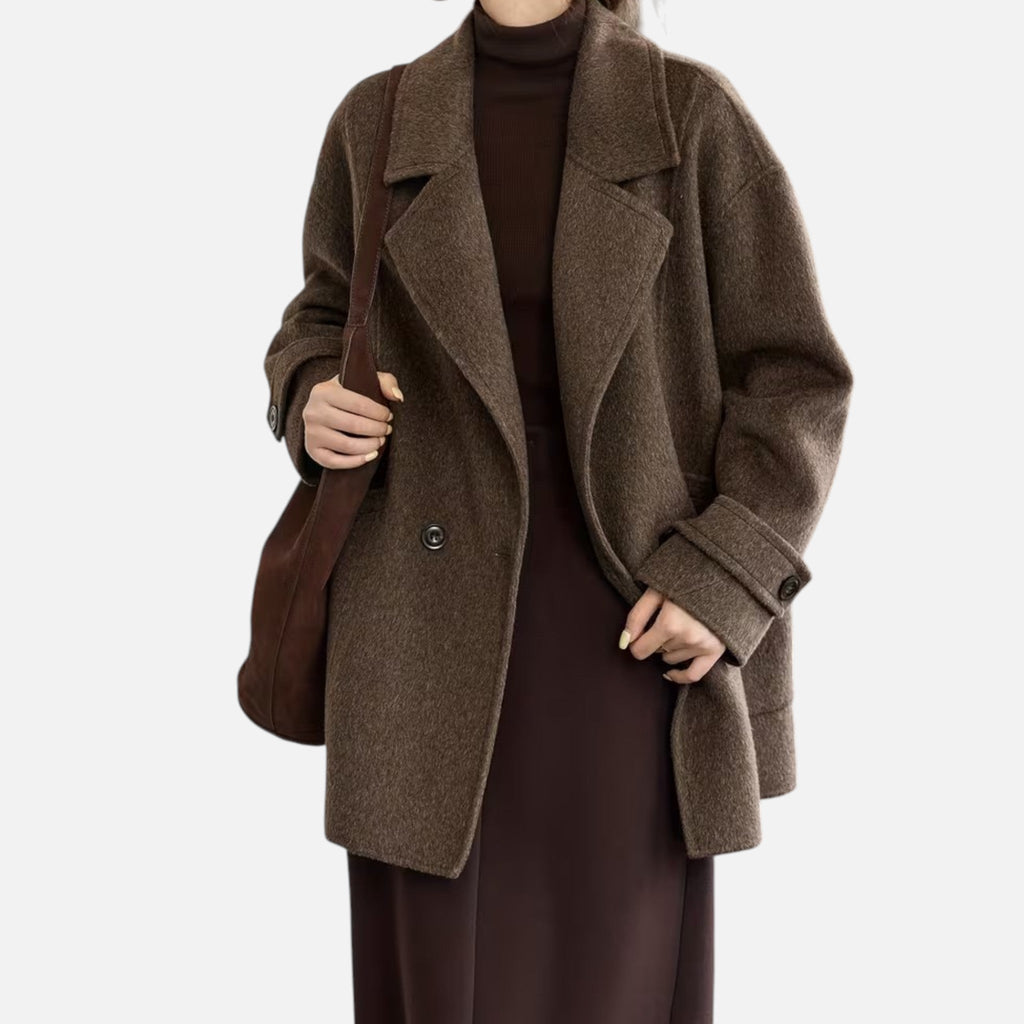 Aveline the Label | Women’s Alpaca-Blend Thick Winter Coat