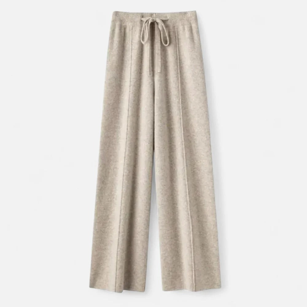Aveline the Label | Women’s Wool Wide-Leg Knit Trousers