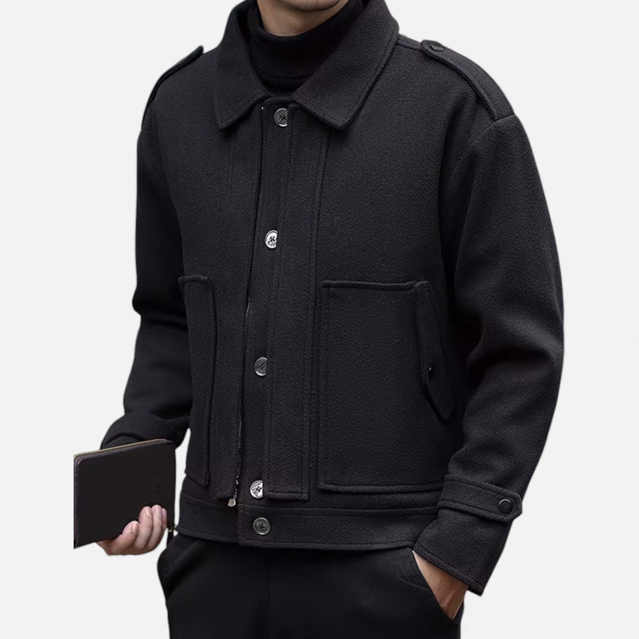 Aveline the Label | Men’s Jacket with Zipper and Pockets