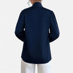 Women’s Satin Bow-Tie Blouse