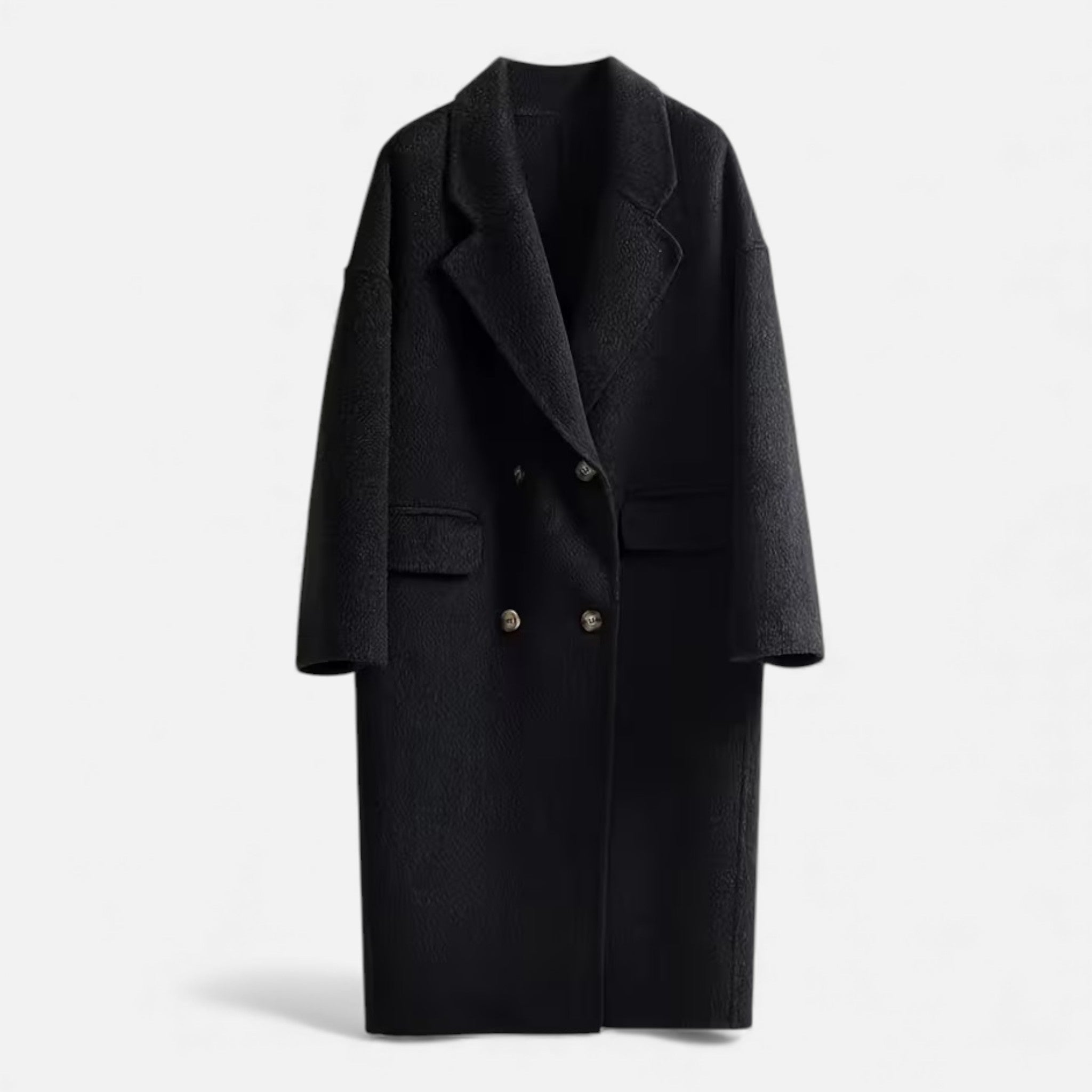 Aveline the Label | Women’s Wool-Blend Winter Coat with Double Pockets