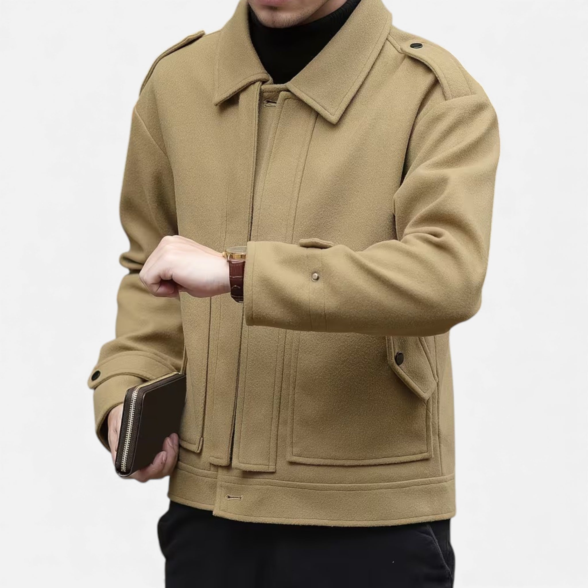 Aveline the Label | Men’s Jacket with Zipper and Pockets