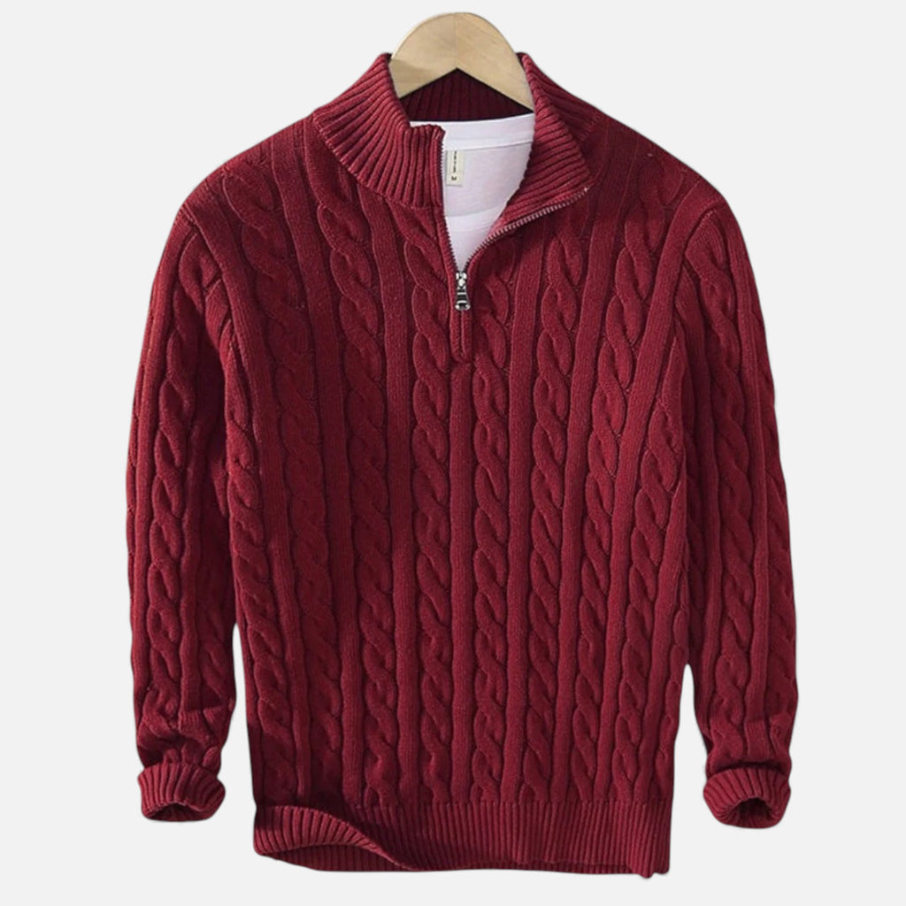 Aveline the Label | Men’s Half Zip Sweater