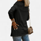 Women’s Chic Mid-Length Lapel Cardigan