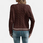 Women’s Elegant Long Sleeve Knit Cardigan