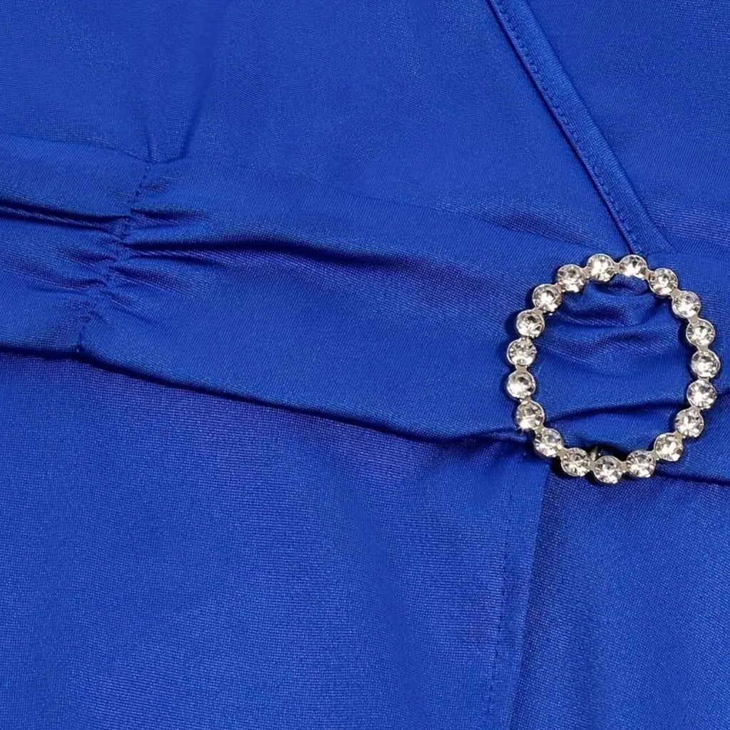 Aveline the Label | Women’s V-Neck Evening Dress with short sleeves