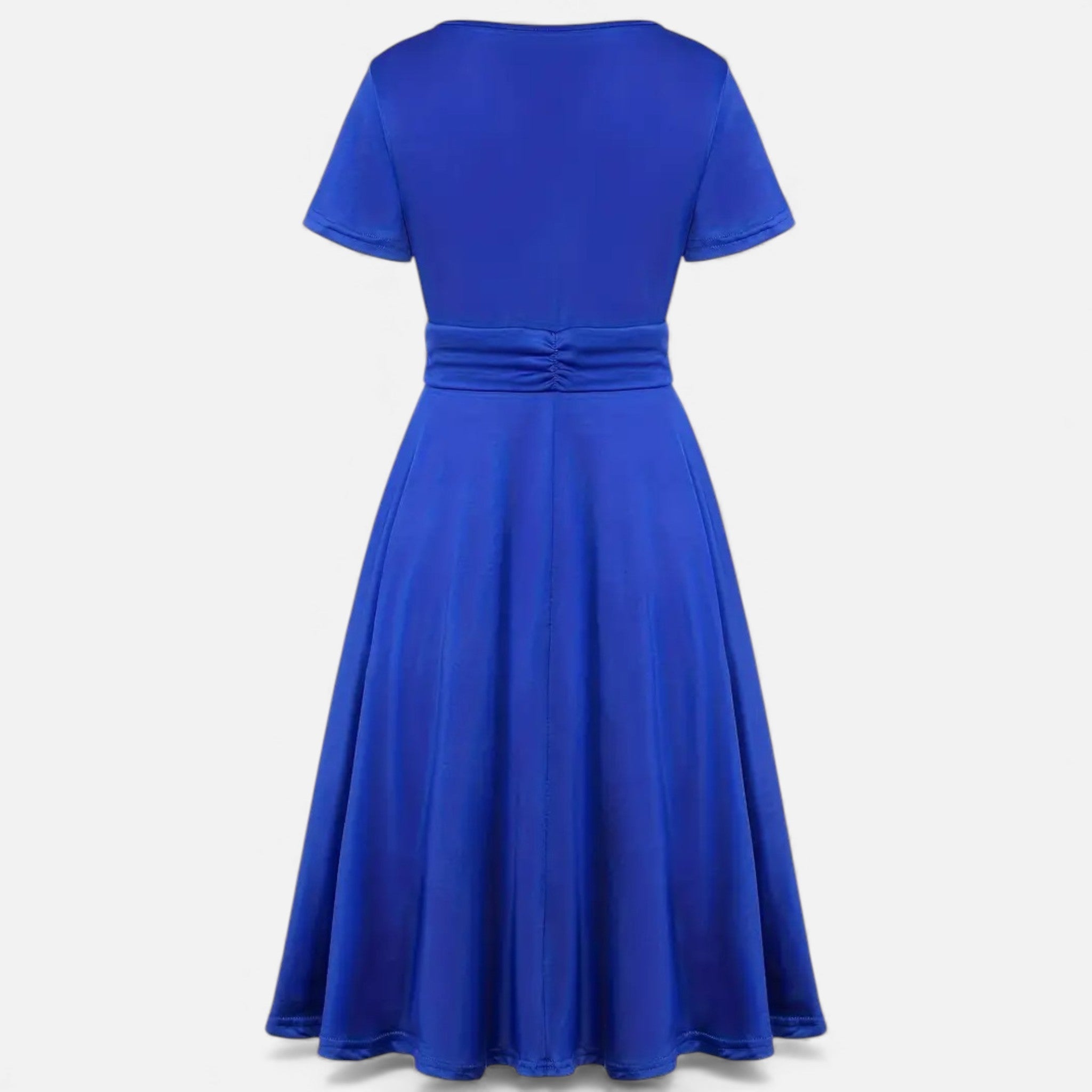 Aveline the Label | Women’s V-Neck Evening Dress with short sleeves