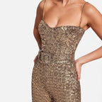 Aveline the Label | Women’s Refined Sequin Evening Jumpsuit