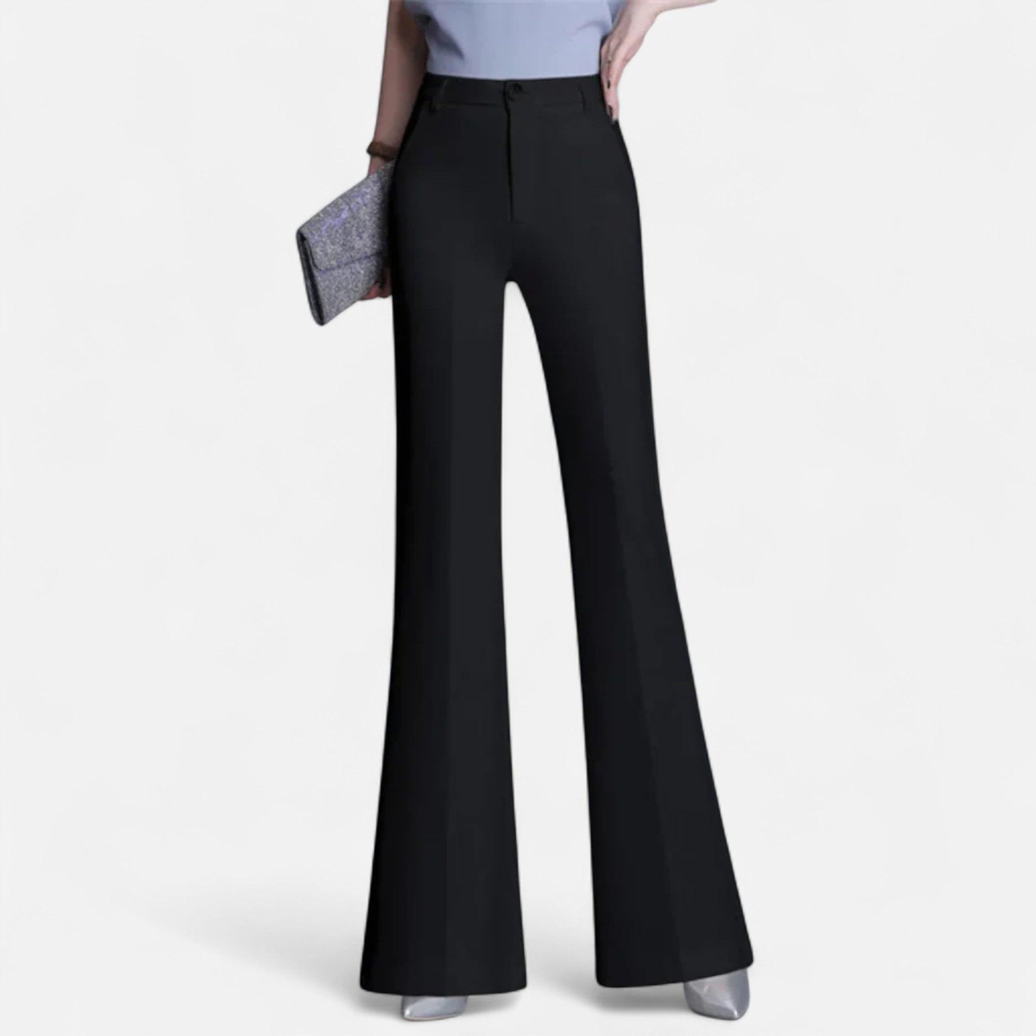 Aveline the Label | Women’s Slim-Fit High-Waist Flared Pants