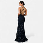 Aveline the Label | Women’s Elegant Sequin Maxi Dress