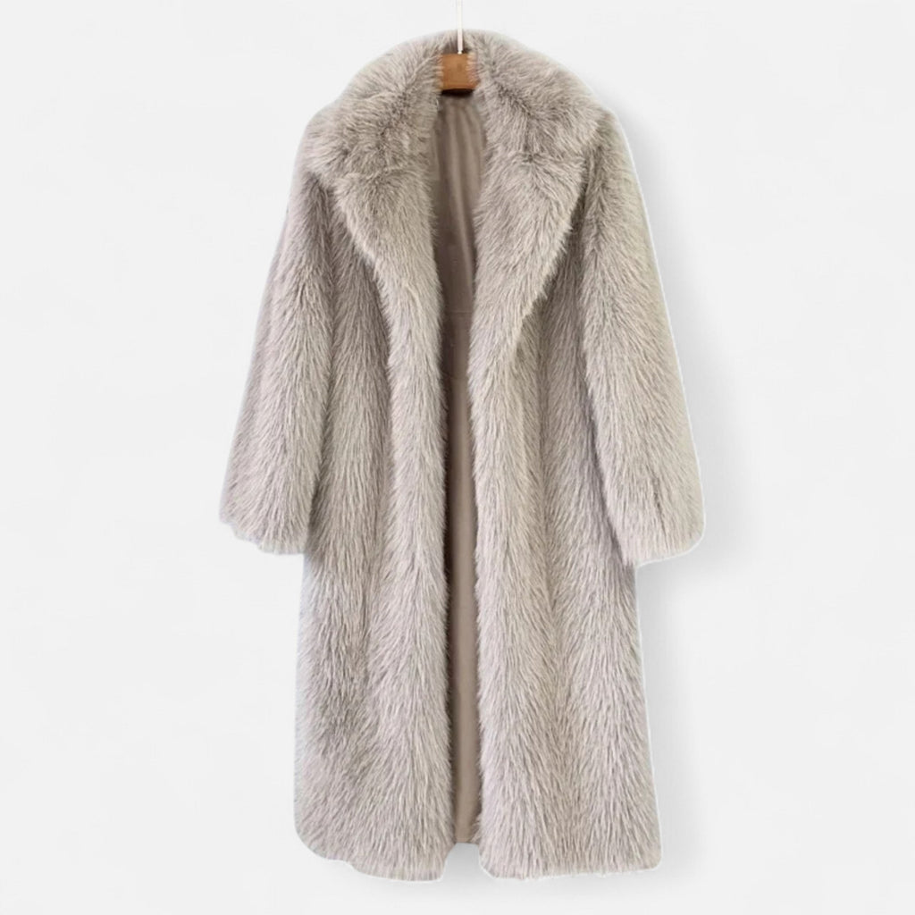 Aveline the Label | Women’s Long Faux Fur Overcoat