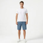 Men’s Cargo Denim Shorts – Relaxed Fit Design