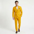 Men’s 2-Piece Suit – Double Breasted Six Buttons Business Wedding Prom