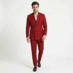 Men’s 2-Piece Suit – Double Breasted Six Buttons Business Wedding Prom
