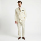 Men’s Standard Fit 2-Piece Suit – Double Breasted Six Buttons Wedding