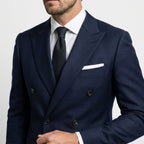 Men’s Double Breasted Suit Set – Tailored Peak Lapel