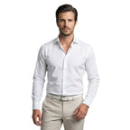 Men’s Long Sleeve Shirt – Button Front Regular Fit