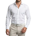 Men’s Long Sleeve Shirt – Button Front Regular Fit
