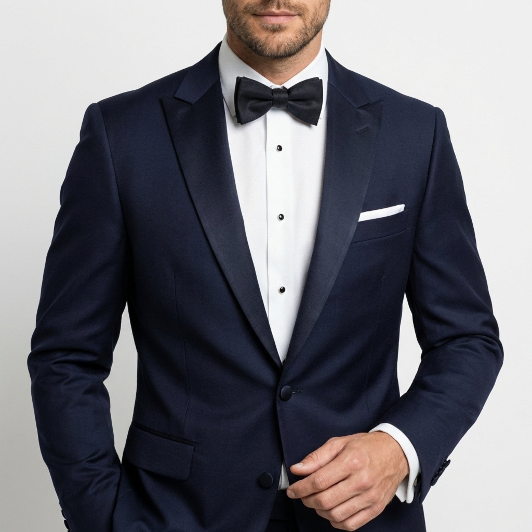 Men’s Single Breasted Suit Set – One Button Peak Lapel