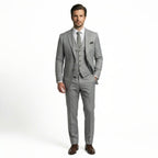 Men’s Single Breasted Suit Set – Tailored Notch Lapel