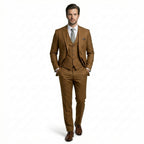 Men’s Single Breasted Suit Set – Tailored Notch Lapel