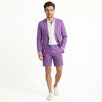 Men’s Tailored Fit 2-Piece Suit – Single Breasted Two Buttons Wedding