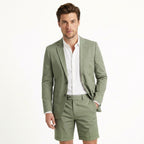 Men’s Tailored Fit 2-Piece Suit – Single Breasted Two Buttons Wedding