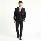 Men’s Tailored Fit 3-Piece Suit – Single Breasted Two Buttons