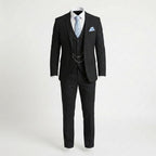 Men’s Tailored Fit 3-Piece Suit – Single Breasted Two Buttons Wedding