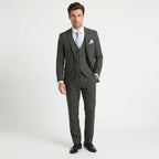Men’s Tailored Fit 3-Piece Suit – Single Breasted Two Buttons Wedding