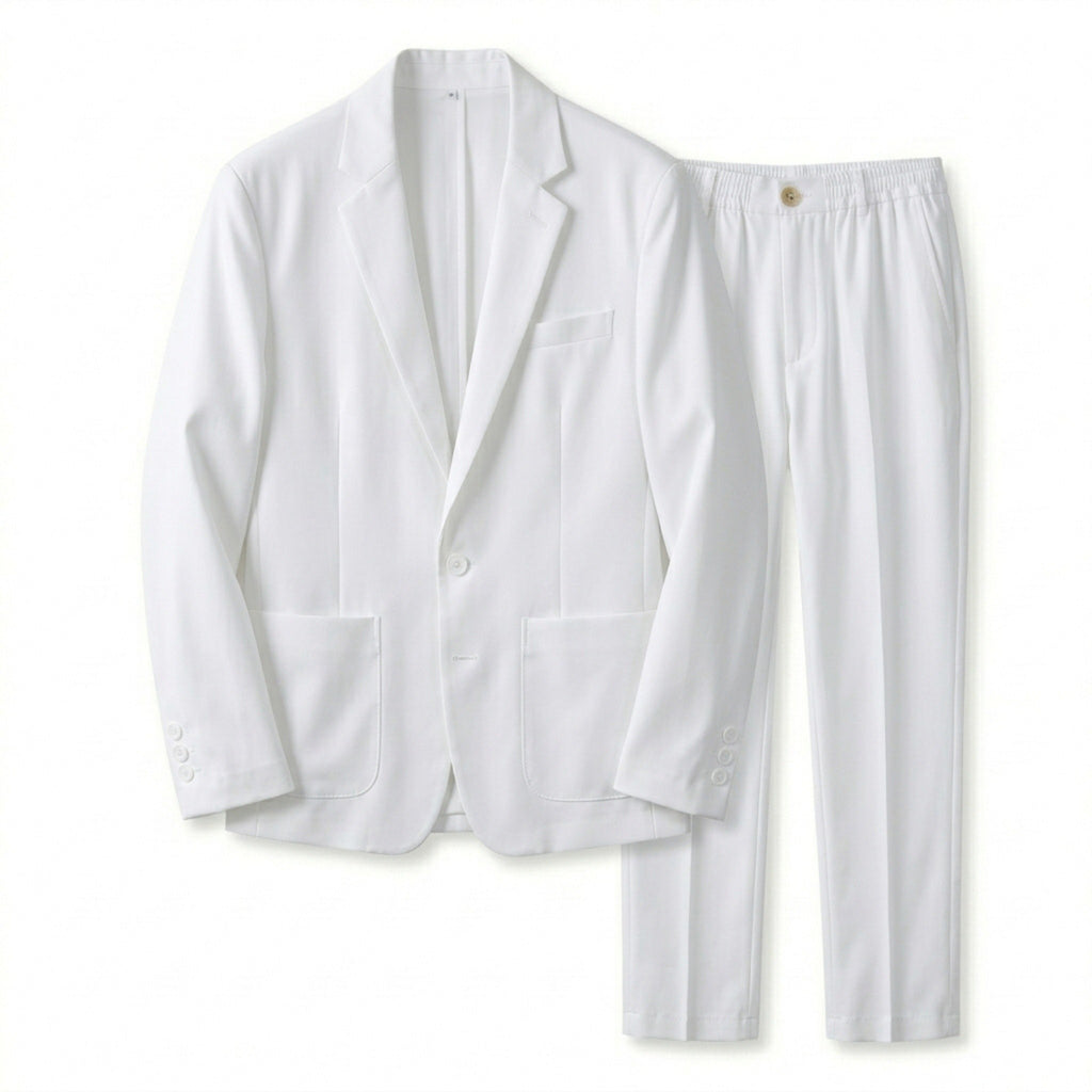 Men’s Two-Piece Casual Suit – Notch Lapel Design