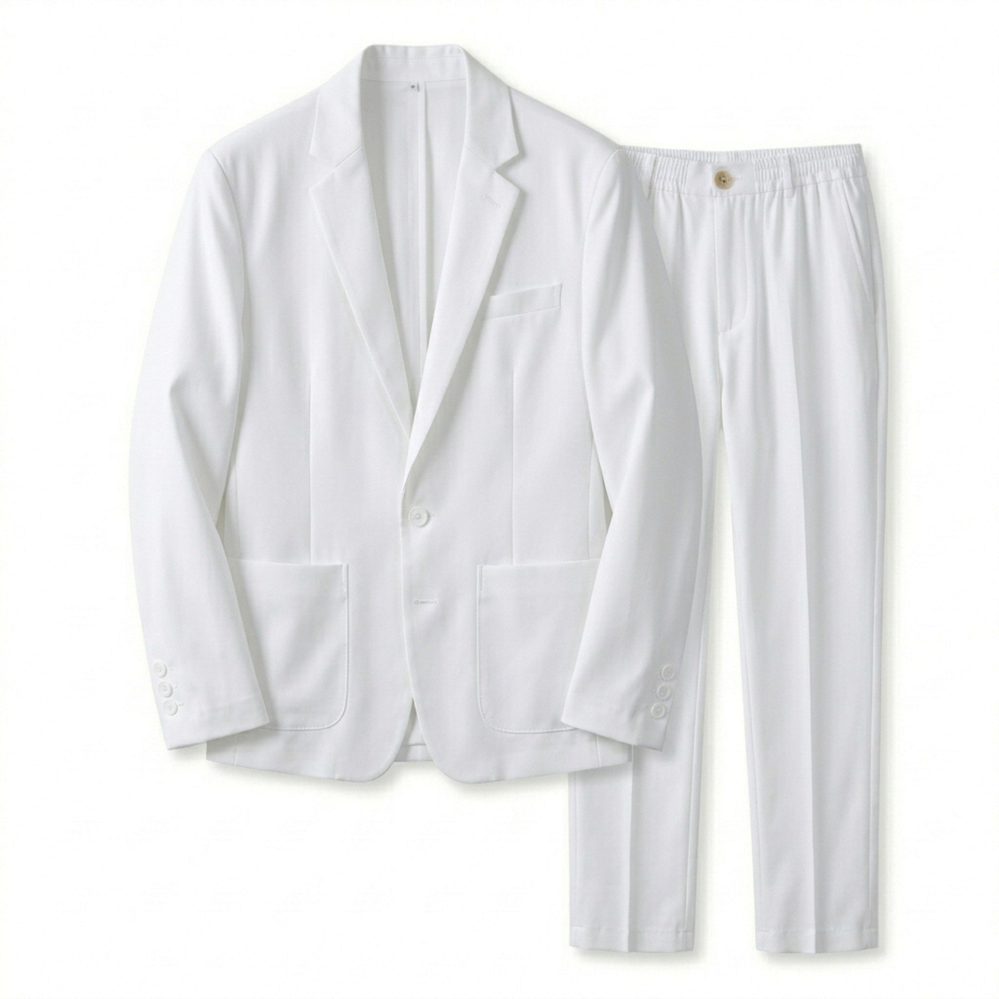 Men’s Two-Piece Casual Suit – Notch Lapel Design
