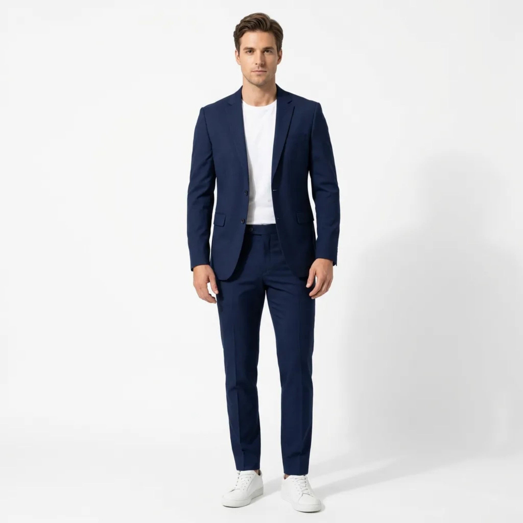 Men’s Two Piece Suit Set – Tailored Jacket and Trousers