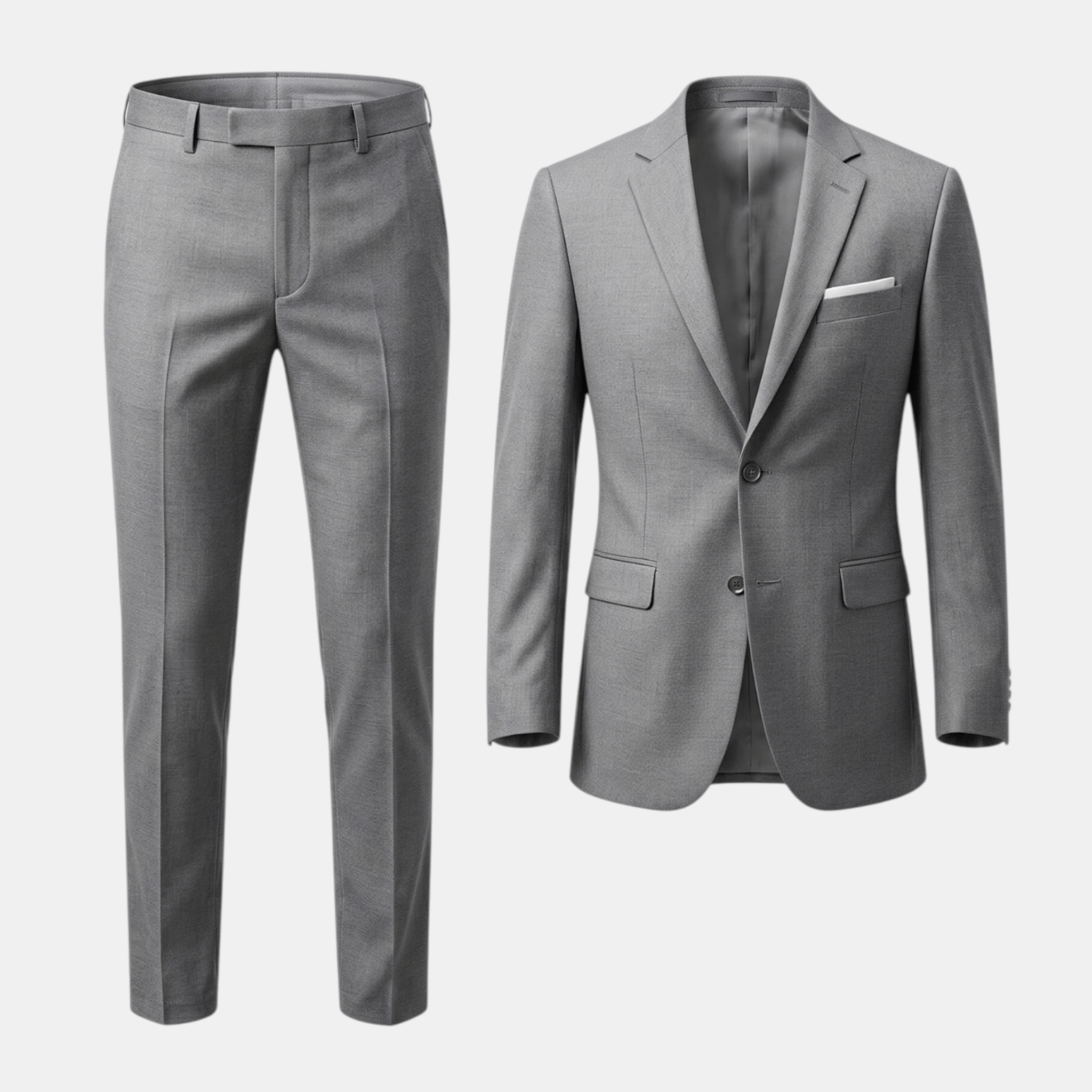 Men’s Two Piece Suit Set – Tailored Jacket and Trousers
