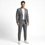 Men’s Two Piece Suit Set – Tailored Jacket and Trousers