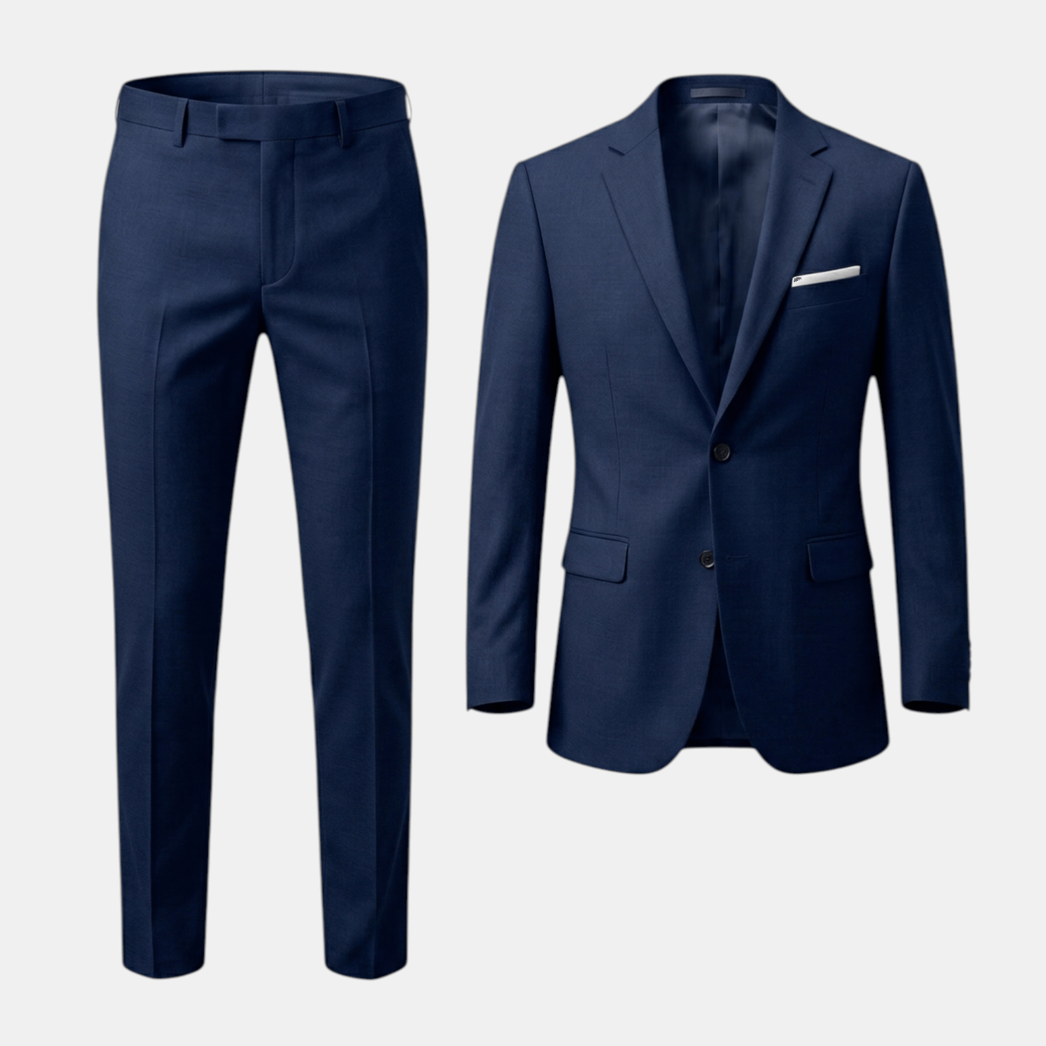 Men’s Two Piece Suit Set – Tailored Jacket and Trousers