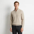 Men’s Zip Neck Sweater – Long Sleeve Slim Fit Pullover