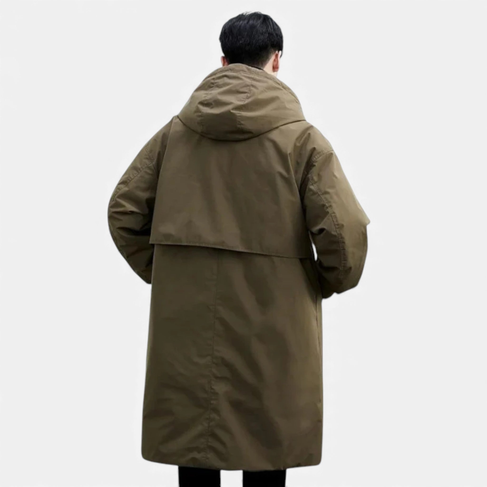 Aveline the Label | Men’s Waterproof Puffer Trench Coat