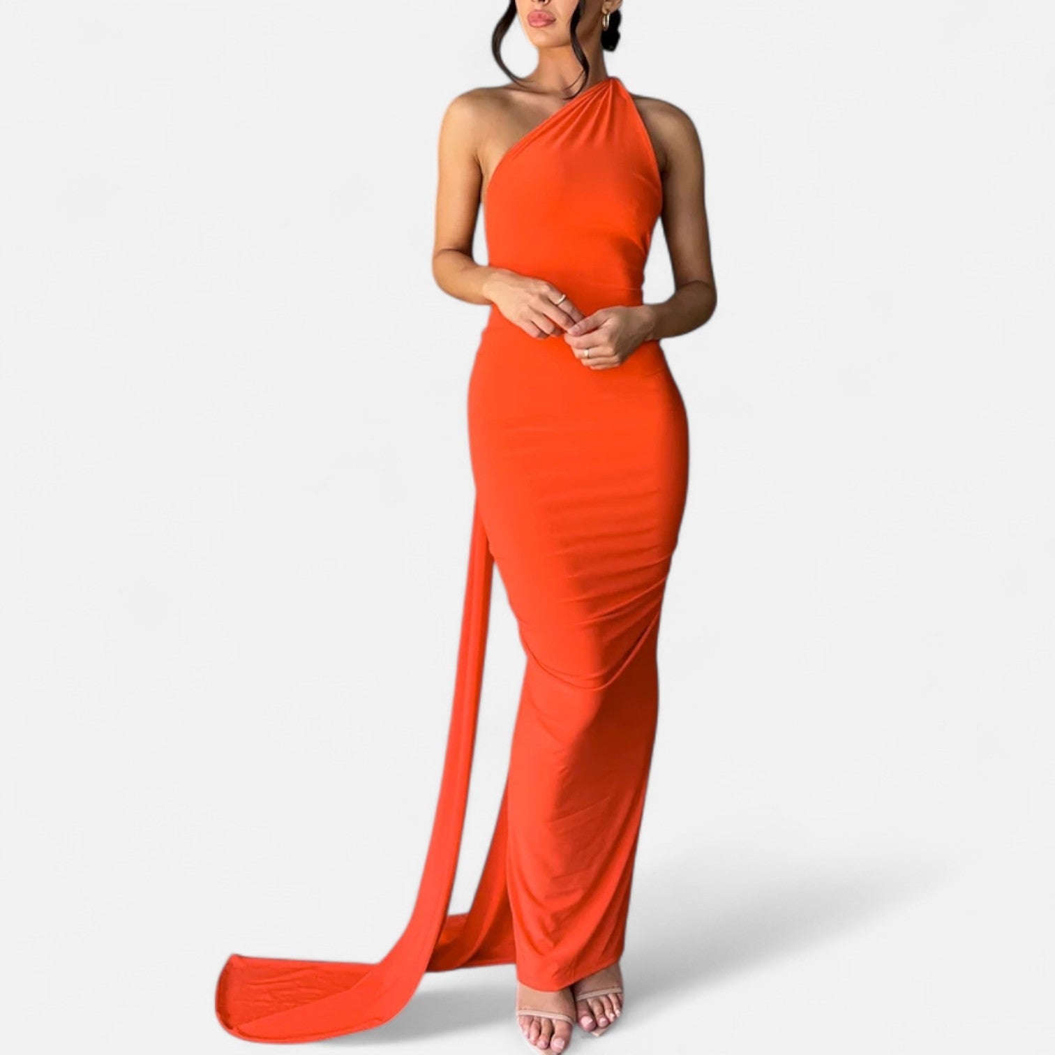 Aveline the Label | Women’s Backless Scarf-Tie Evening Dress